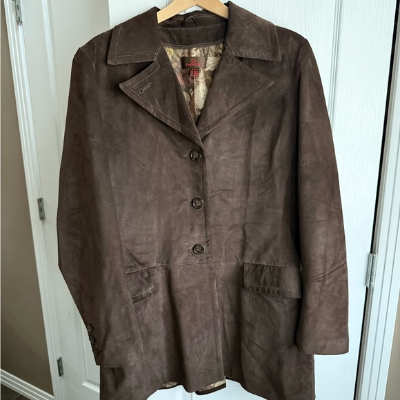 Danier Suede Blazer Jacket - Vintage, Mens - Picture 1 of 5